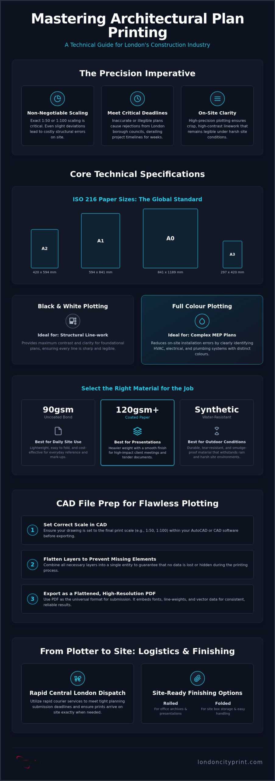 Architectural Plan Printing in London: The Complete CAD Plotting Guide 2026