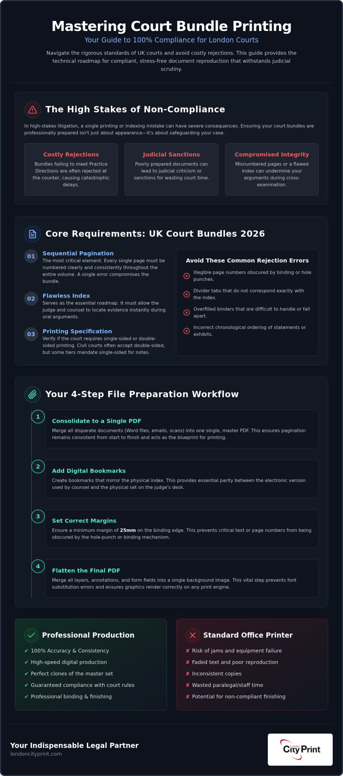 Court Bundle Printing London: Professional Guide