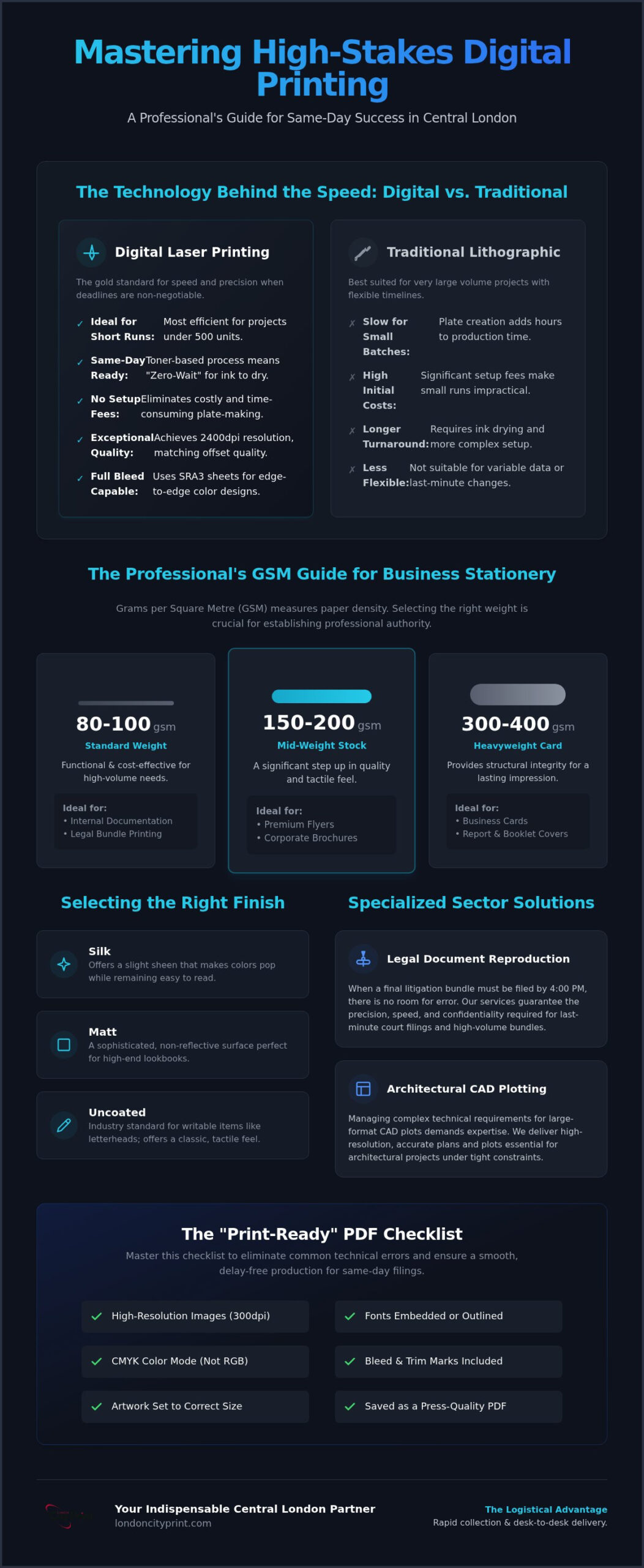 Digital Printing Services London: The 2026 Professional Reference Guide