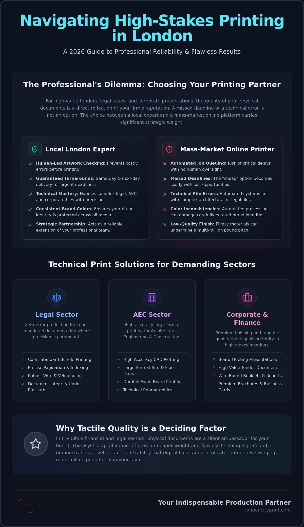 London Commercial Printing: 2026 Resource Guide