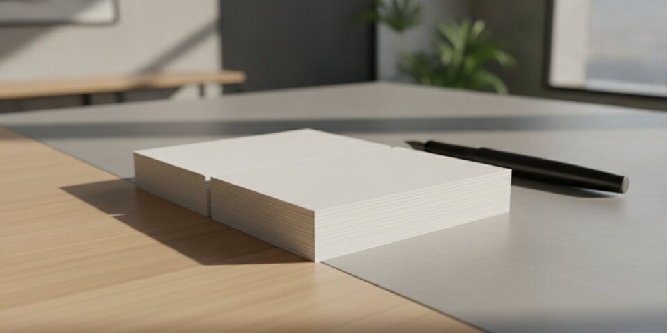 Uncoated business cards: 2026 pricing and technical specifications